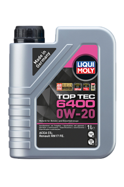 Масло моторное синтетическое LIQUI MOLY Top Tec 6400 0W-20 C5 1L