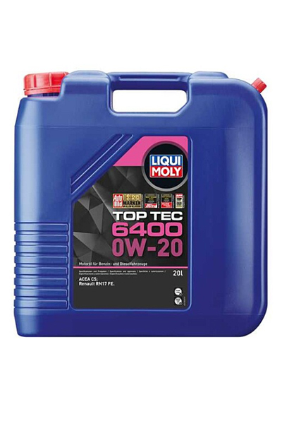 Масло моторное синтетическое LIQUI MOLY Top Tec 6400 0W-20 C5 20L