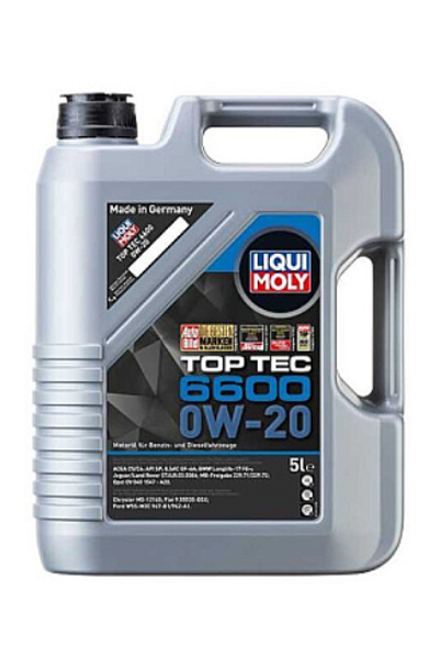 Масло моторное синтетическое LIQUI MOLY Top Tec 6600 0W-20 SP 5L