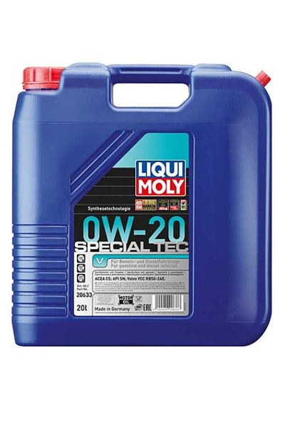 Масло моторное синтетическое LIQUI MOLY Special Tec V 0W-20 SN 20L