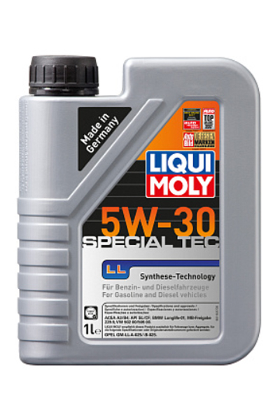 Масло моторное синтетическое LIQUI MOLY Special Tec LL 5W-30 SL 1L