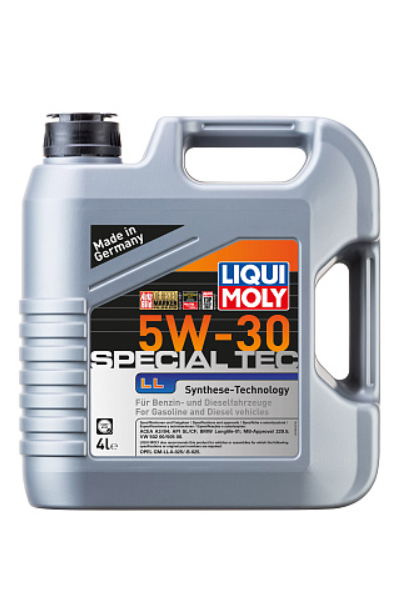 Масло моторное синтетическое LIQUI MOLY Special Tec LL 5W-30 SL 4L