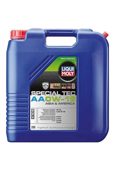 Масло моторное синтетическое LIQUI MOLY Special Tec AA 0W-16 SP 20L