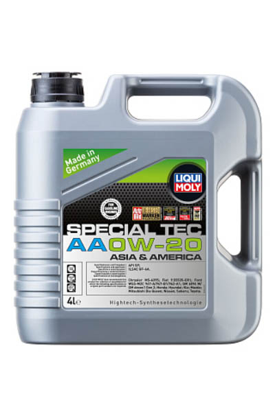 Масло моторное синтетическое LIQUI MOLY Special Tec AA 0W-20 SP 4L