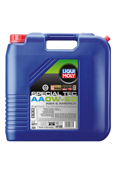 Масло моторное синтетическое LIQUI MOLY Special Tec AA 0W-20 SP 20L