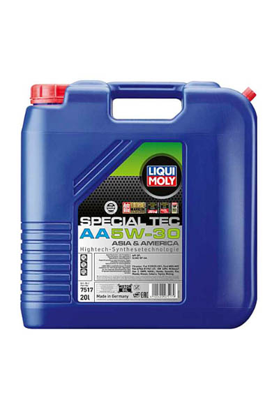 Масло моторное синтетическое LIQUI MOLY Special Tec AA 5W-30 SP 20L