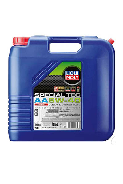 Масло моторное синтетическое LIQUI MOLY Special Tec AA Diesel 5W-40 CK-4 20L
