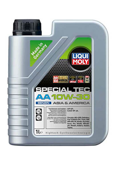 Масло моторное синтетическое LIQUI MOLY Special Tec AA Benzin 10W-30 SP 1L