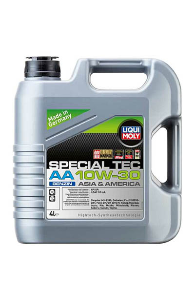 Масло моторное синтетическое LIQUI MOLY Special Tec AA Benzin 10W-30 SP 4L