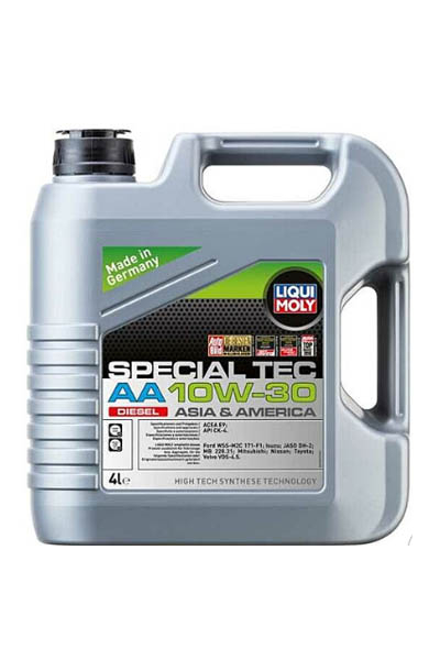 Масло моторное синтетическое LIQUI MOLY Special Tec AA Diesel 10W-30 CK-4 4L