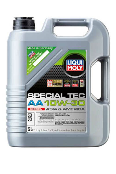 Масло моторное синтетическое LIQUI MOLY Special Tec AA Diesel 10W-30 CK-4 5L