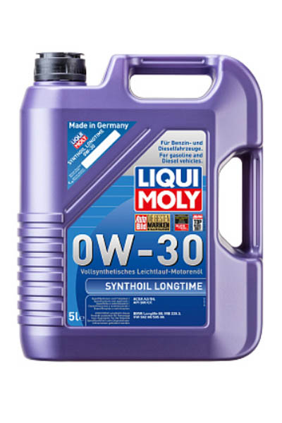 Масло моторное PAO-синтетическое LIQUI MOLY Synthoil Longtime 0W-30 SM 5L