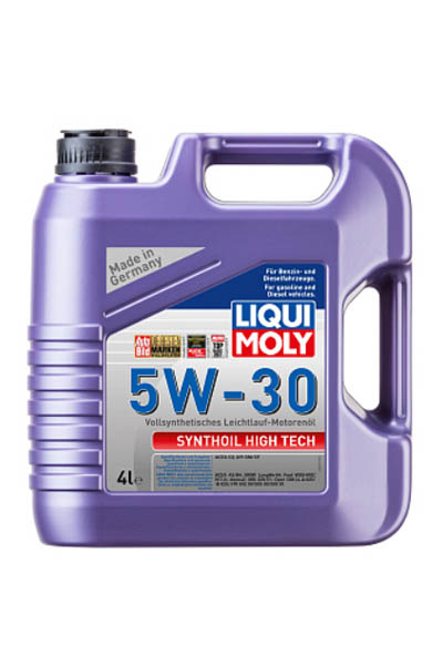 Масло моторное PAO-синтетическое LIQUI MOLY Synthoil High Tech 5W-30 SM/CF 4L