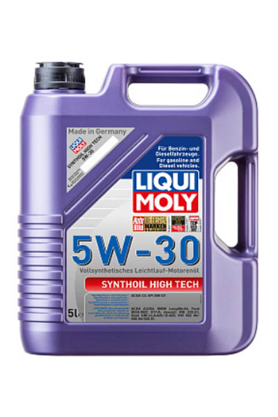 Масло моторное PAO-синтетическое LIQUI MOLY Synthoil High Tech 5W-30 SM/CF 5L