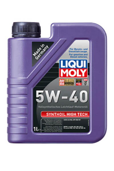 Масло моторное PAO-синтетическое LIQUI MOLY Synthoil High Tech 5W-40 SN 1L