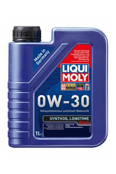 Масло моторное PAO-синтетическое LIQUI MOLY Synthoil Longtime Plus 0W-30 A5/B5 1L