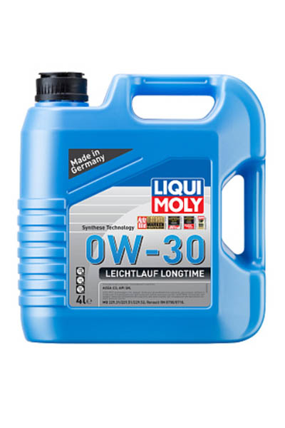 Масло моторное синтетическое LIQUI MOLY Leichtlauf Longtime 0W-30 SN 4L