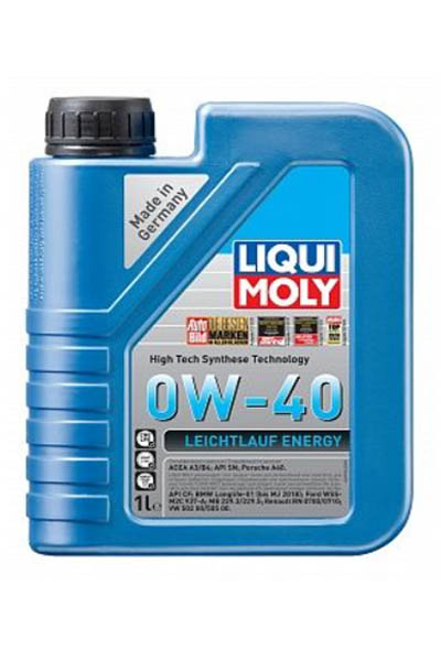 Масло моторное синтетическое LIQUI MOLY Leiсhtlauf Energy 0W-40 SP/CF 1L