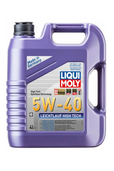 Масло моторное синтетическое LIQUI MOLY Leichtlauf High Tech 5W-40 SP 4L