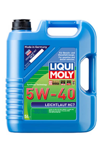 Масло моторное синтетическое LIQUI MOLY Leichtlauf HC 7 5W-40 SN Plus 5L
