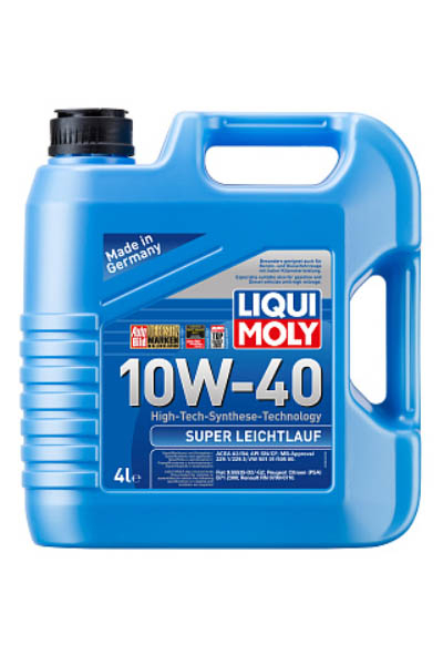 Масло моторное синтетическое LIQUI MOLY Super Leichtlauf 10W-40 SN 4L