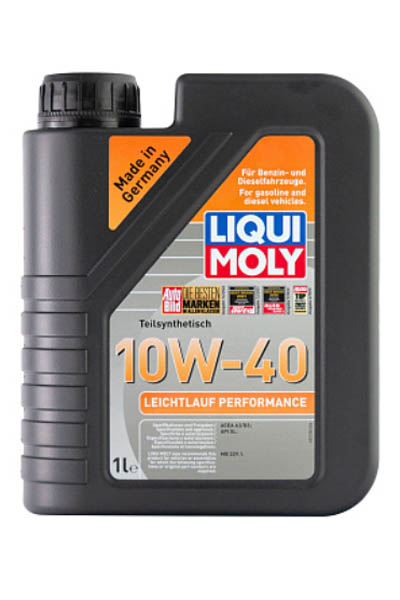 Масло моторное полусинтетическое LIQUI MOLY Leichtlauf Performance 10W-40 SL 1L