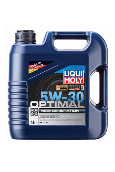 Масло моторное синтетическое LIQUI MOLY Optimal New Generation 5W-30 SN Plus 4L