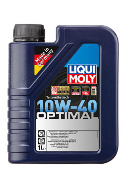 Масло моторное полусинтетическое LIQUI MOLY Optimal 10W-40 SL/CF 1L