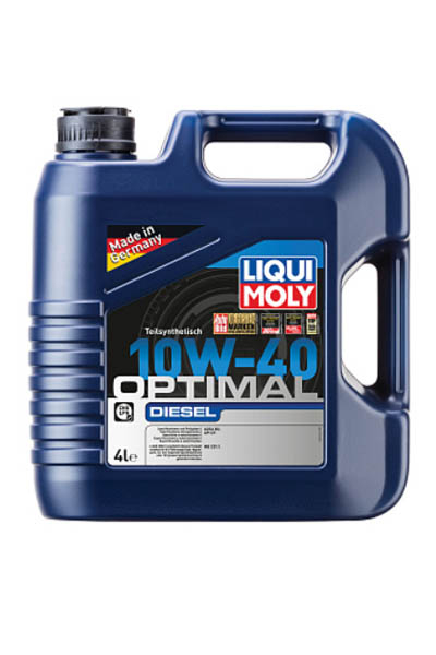Масло моторное полусинтетическое LIQUI MOLY Optimal Diesel 10W-40 CF 4L