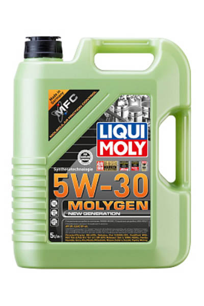 Масло моторное синтетическое LIQUI MOLY Molygen New Generation 5W-30 SP 5L