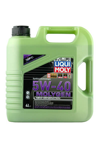 Масло моторное синтетическое LIQUI MOLY Molygen New Generation 5W-40 SN 4L