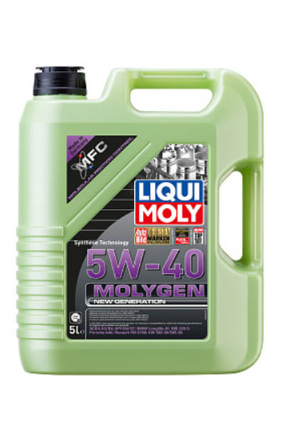 Масло моторное синтетическое LIQUI MOLY Molygen New Generation 5W-40 SN 5L
