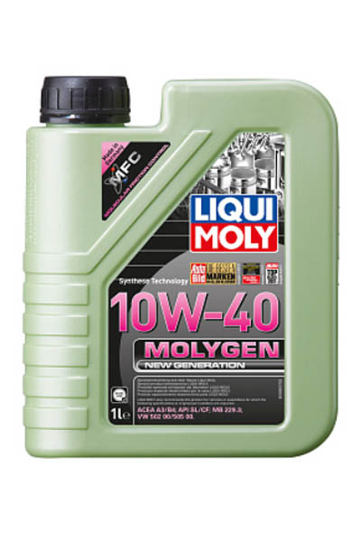 Масло моторное синтетическое LIQUI MOLY Molygen New Generation 10W-40 SL 1L