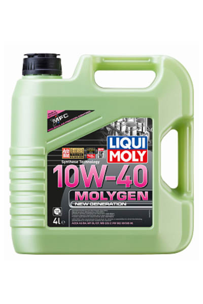Масло моторное синтетическое LIQUI MOLY Molygen New Generation 10W-40 SL 4L
