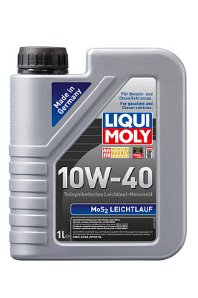 Масло моторное полусинтетическое LIQUI MOLY MoS2 Leichtlauf 10W-40 SL 1L