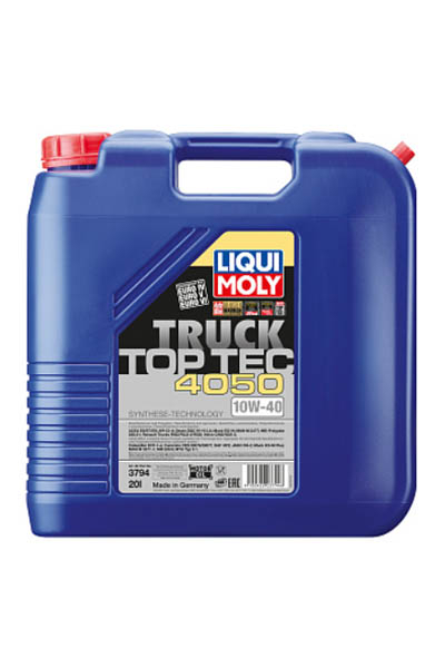 Масло моторное синтетическое LIQUI MOLY Top Tec Truck 4050 10W-40 CK-4 20L