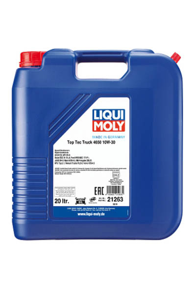 Масло моторное синтетическое LIQUI MOLY Top Tec Truck 4650 10W-30 CK-4 20L