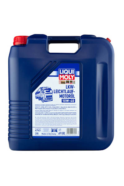 Масло моторное синтетическое LIQUI MOLY LKW-Leichtlauf-Motoroil Basic 10W-40 CI-4/SL 20L