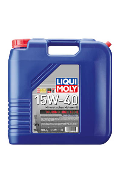 Масло моторное минеральное LIQUI MOLY Touring High Tech Super SHPD 15W-40 CI-4/SL 20L
