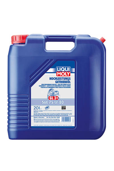 Масло трансмиссионное синтетическое LIQUI MOLY Hochleistungs-Getriebeoil 75W-80 GL-3+ 20L