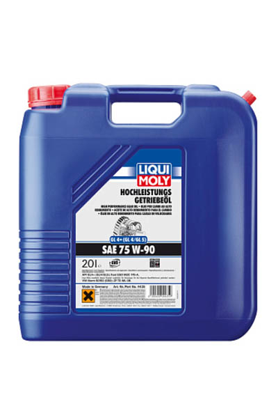 Масло трансмиссионное синтетическое LIQUI MOLY Hochleistungs-Getriebeoil 75W-90 GL-4+ 20L