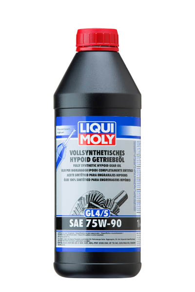 Масло трансмиссионное синтетическое LIQUI MOLY Vollsynthetisches Hypoid-Getriebeoil 75W-90 GL-4/GL-5/MT-1 1L