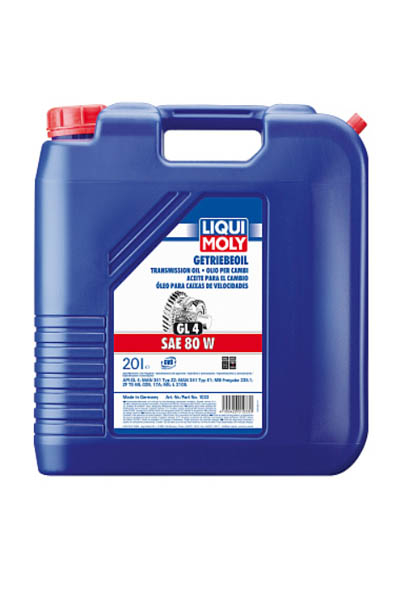 Масло трансмиссионное минеральное LIQUI MOLY Getriebeoil 80W GL-4 20L