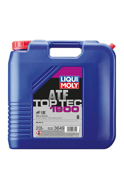 Масло трансмиссионное синтетическое LIQUI MOLY Top Tec ATF 1900 20L