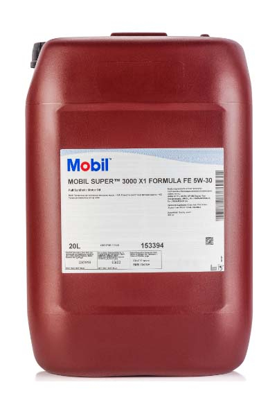 Масло моторное синтетическое MOBIL SUPER 3000 X1 Formula FE  5W30 A1/B1 A5/B5 CF/SN   20L