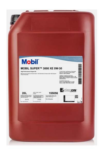 Масло моторное синтетическое MOBIL SUPER 3000 XE  5W30 C3 CF/SN   20L