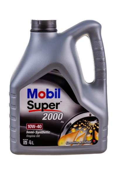 Масло моторное полусинтетическое MOBIL SUPER 2000 X1 10W40 A3/B4 CF/SN/SN+   4L