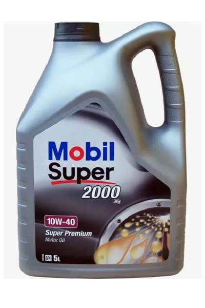 Масло моторное полусинтетическое MOBIL SUPER 2000 X1 10W40 A3/B4 CF/SN/SN+   5L