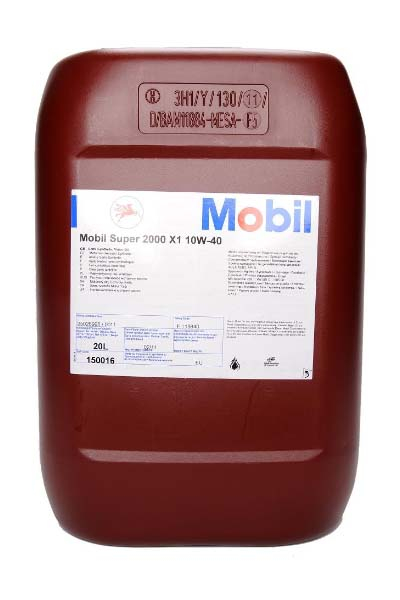 Масло моторное полусинтетическое MOBIL SUPER 2000 X1 10W40 A3/B4 CF/SN/SN+   20L