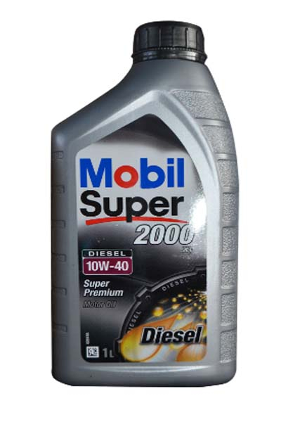 Масло моторное полусинтетическое MOBIL SUPER 2000 X1 DIESEL 10W40 A3/B4 CF   1L